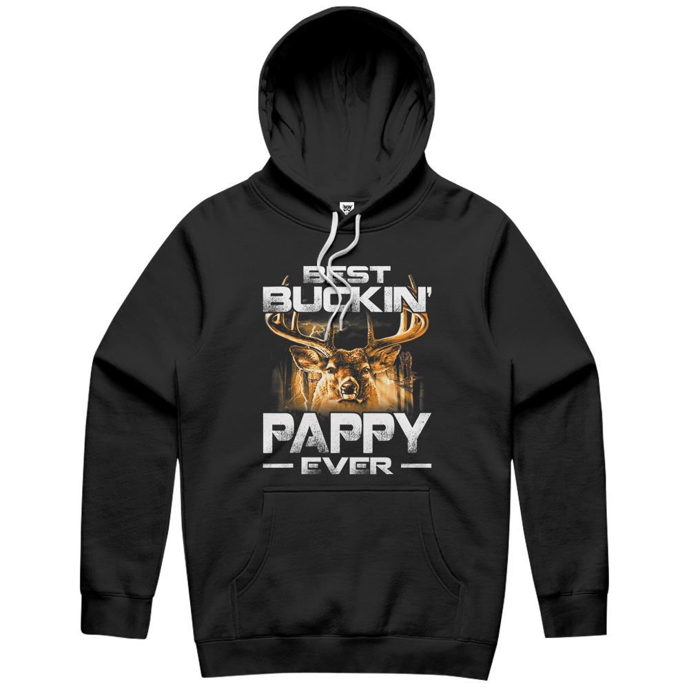 Best Buckin’ Pappy Ever Shirt Deer Hunting Bucking Father Hoodie