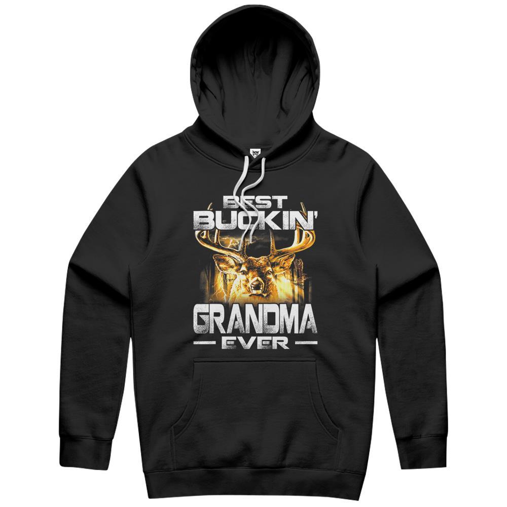 Best Buckin’ Grandma Ever Deer Hunting Bucking Father Hoodie