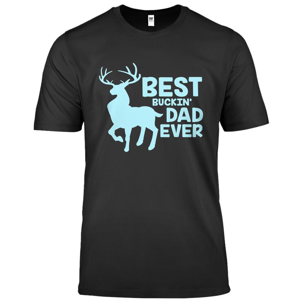 Best Buckin’ Dad Ever For Deer Hunting Fathers Day Premium T Shirts