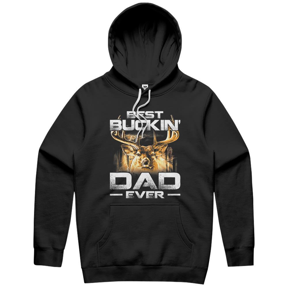 Best Buckin’ Dad Ever Deer Hunting Bucking Fathers Day Hoodie