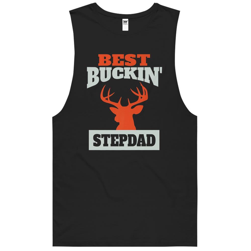 Best Buckin Step Dad Deer Hunting Step Dad Tank Top