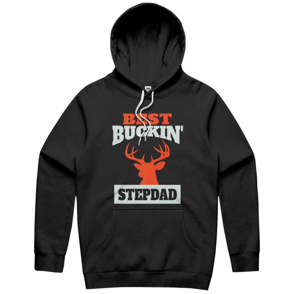 Best Buckin Step Dad Deer Hunting Step Dad Hoodie