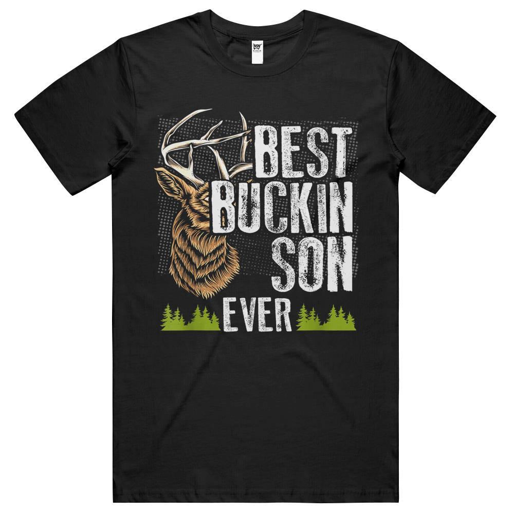 Best Buckin Son Ever Deer Hunting Bucking Father Son T Shirts