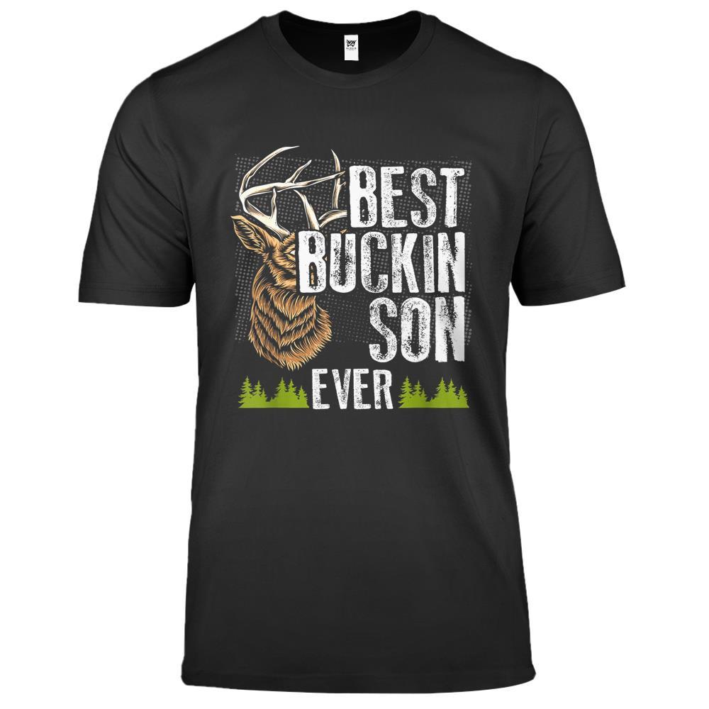 Best Buckin Son Ever Deer Hunting Bucking Father Son Premium T Shirts