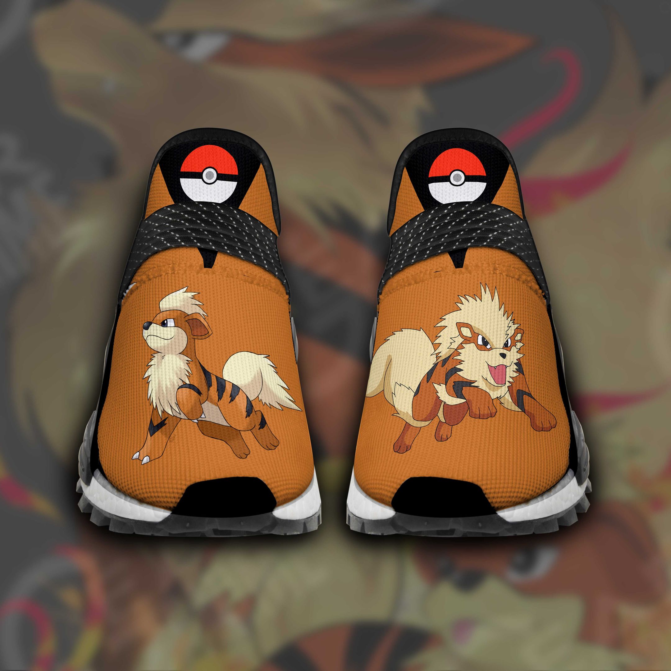 Arcanine Pokemon V11 NMD Human Race Custom Anime Shoes Sneakers