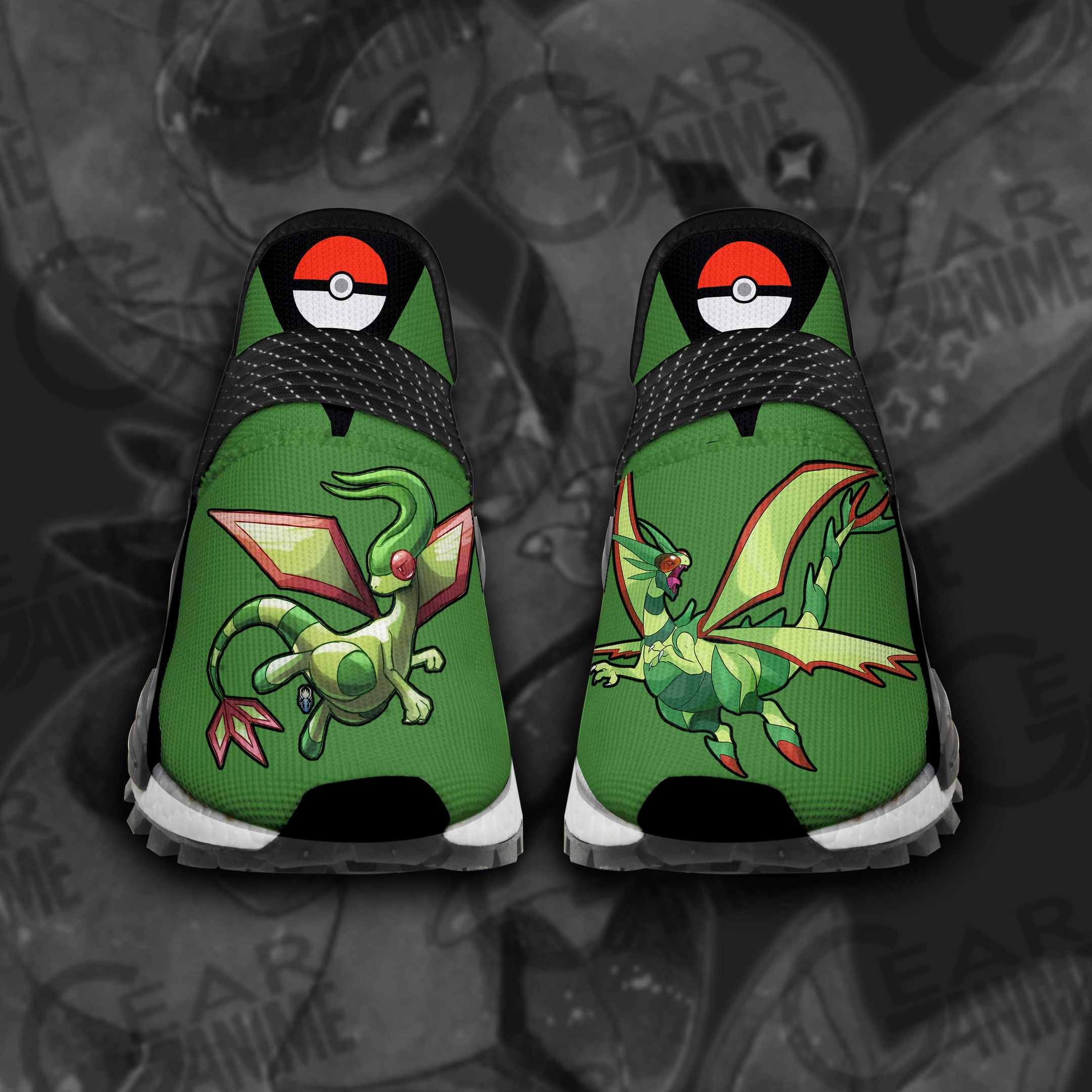 Flygon Pokemon V11 NMD Human Race Custom Anime Shoes Sneakers