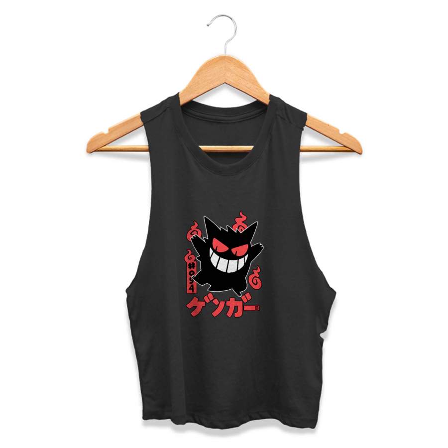 Gangar Pokemon Gift Inksterinc Pokemon Go CPY Womans Crop Tanktop Tee