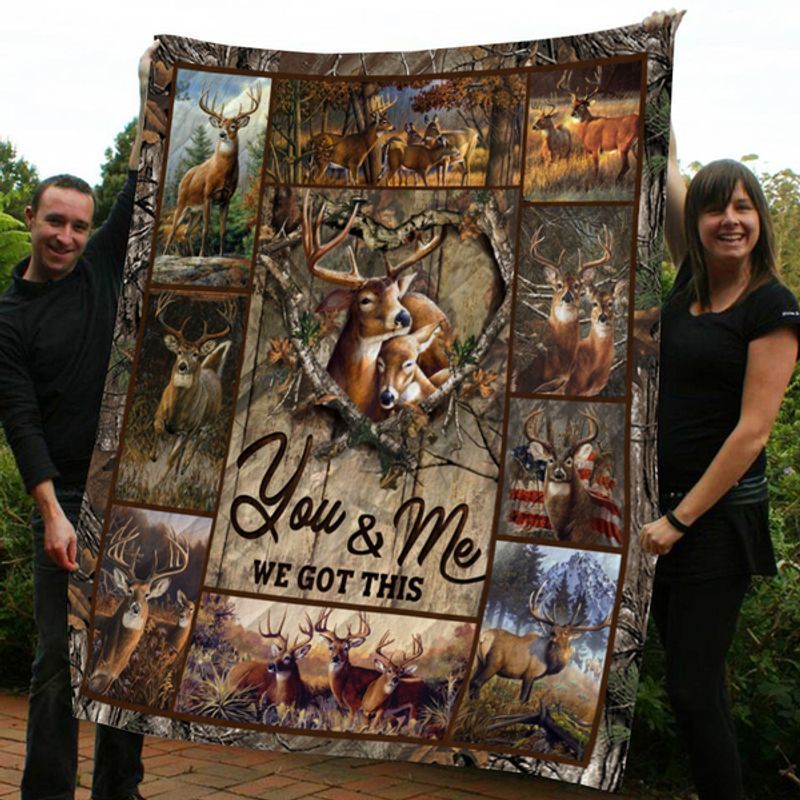 Hunting Deer Quilt CUWDR