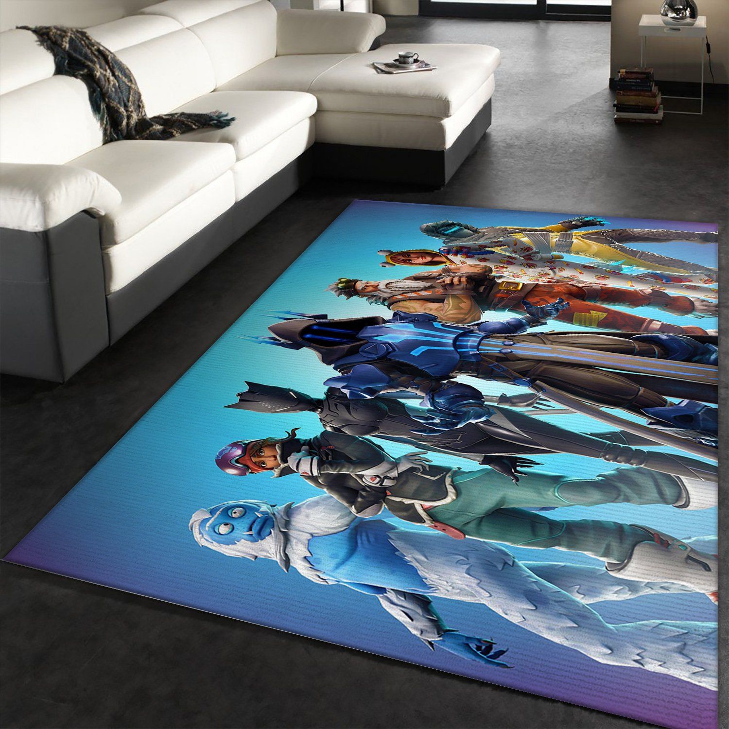 Fortnite Gaming Area Rug Carpet Bathroom Family Gift US Decor