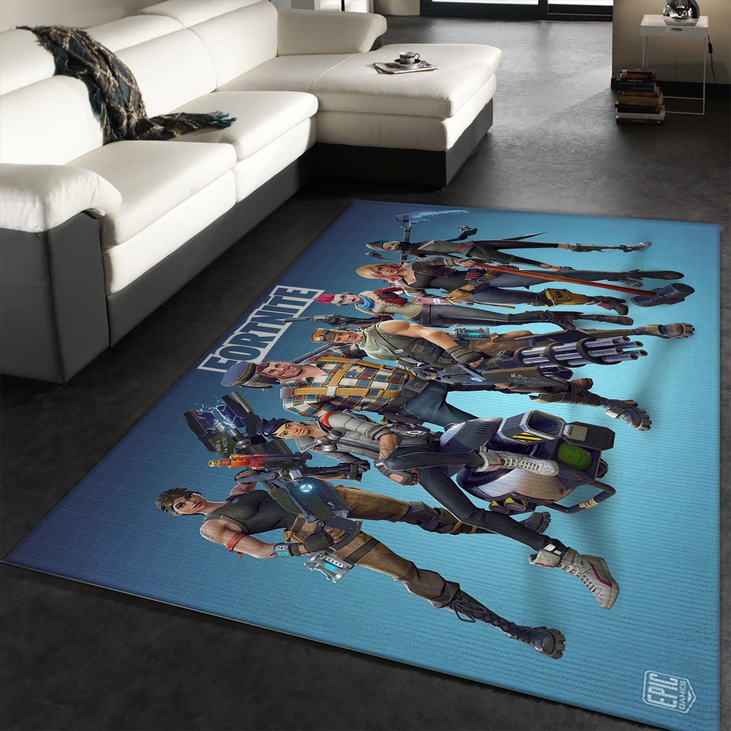 Fortnite Team Gaming Area Rug Bathroom Home Decor Floor Decor