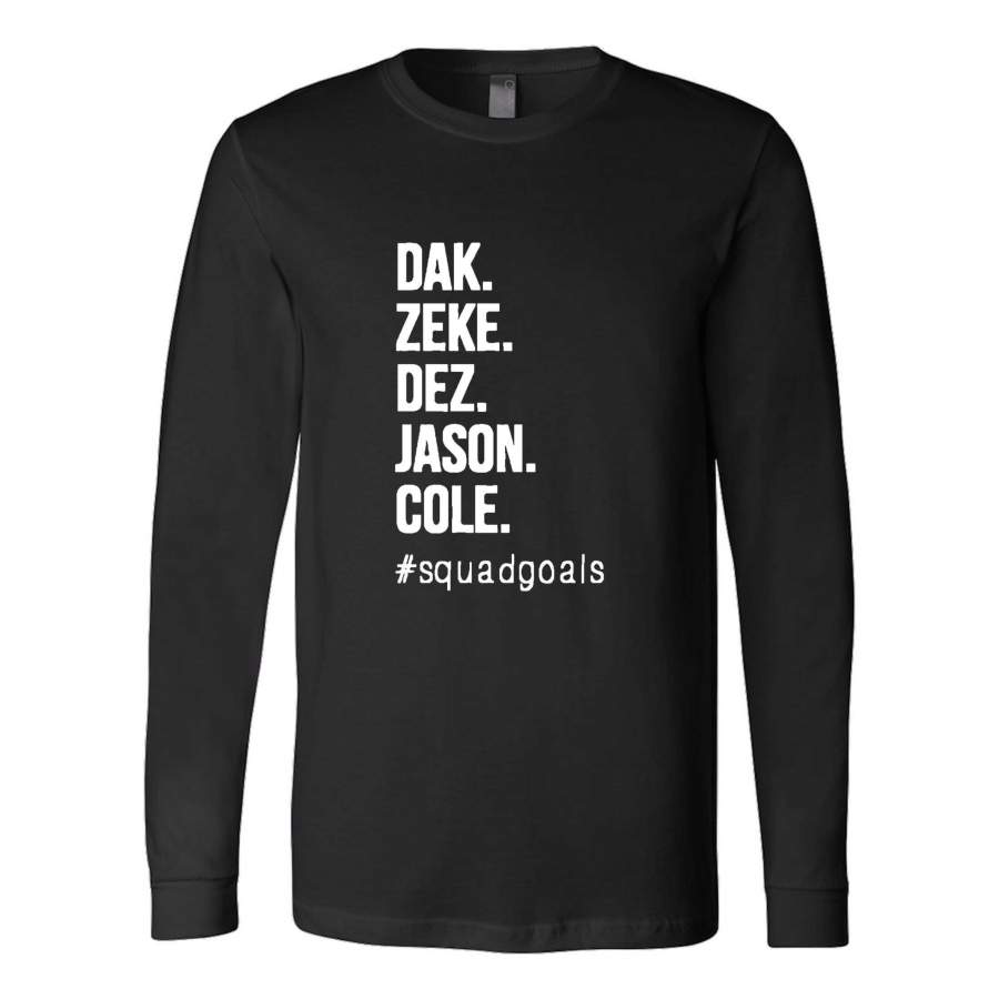 Dak Attack Zeke Jason Witten Dez Byrant Football We Dem Boyz Sunday Dallas Long Sleeve T-Shirt