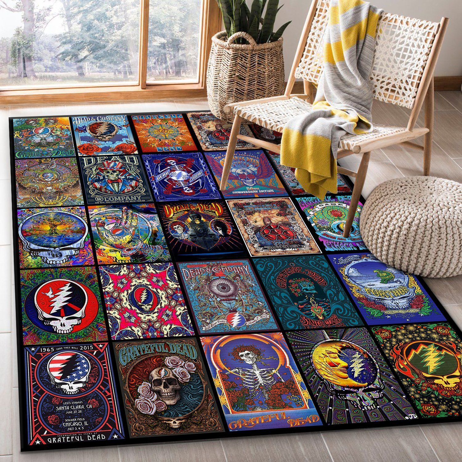 GRATEFUL DEAD HVT270506 Rug Floor Decor The US Decor