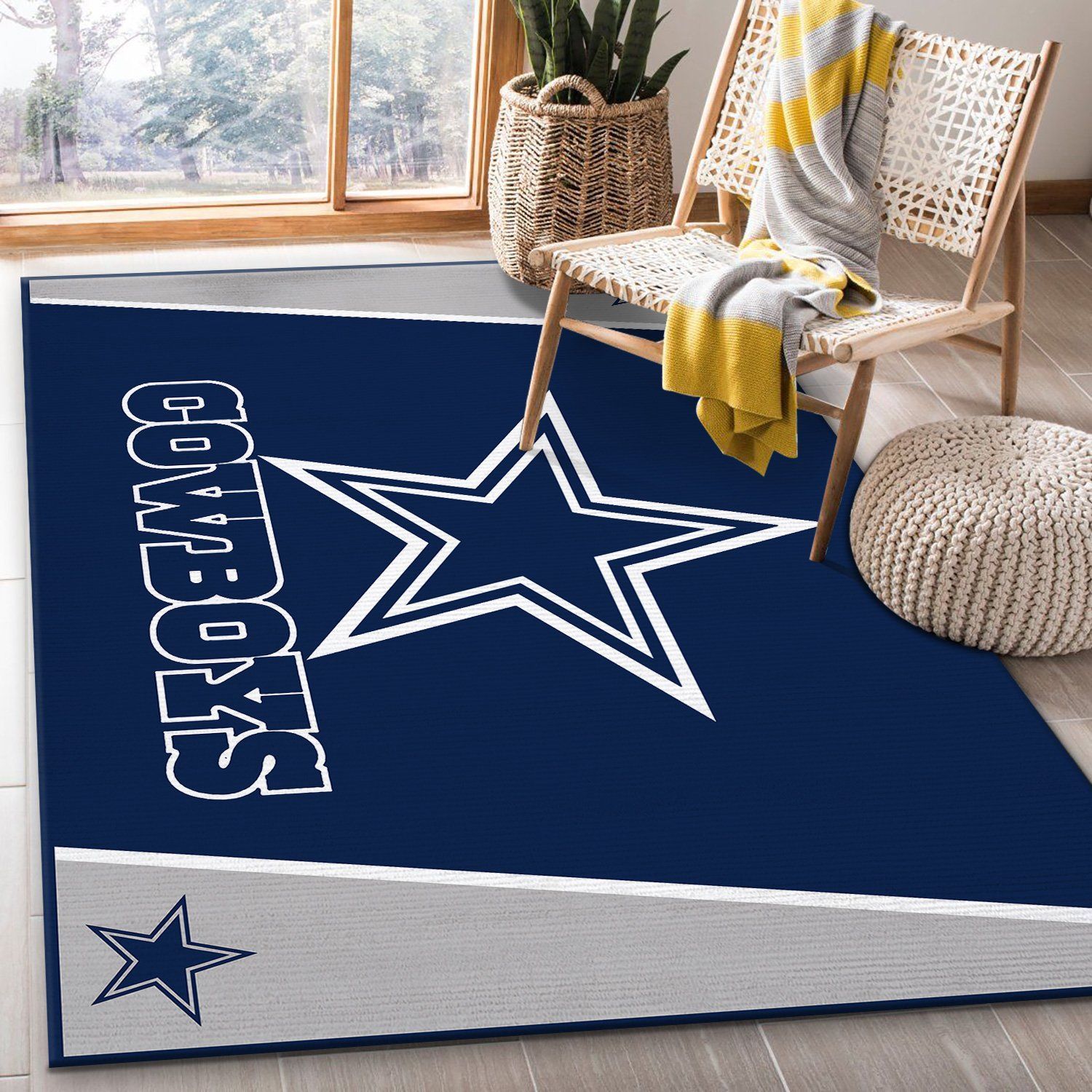 Dallas Cowboys rug Football Area Rug Christmas RugFloor Decor The US Decor