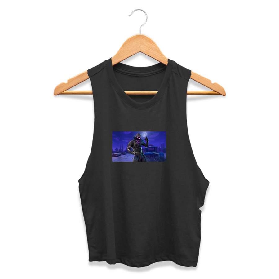 Fortnite Battle Royale Video Game Womans Crop Tanktop Tee