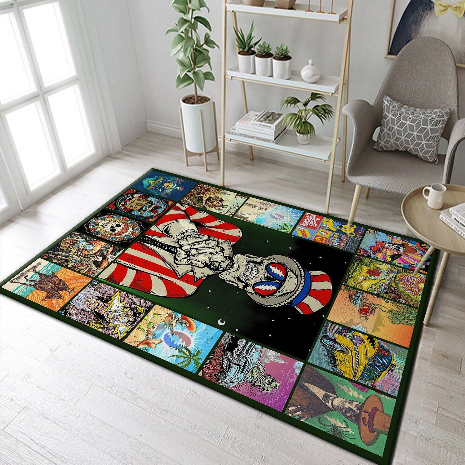 GRATEFUL DEAD HVT120702 Rug Floor Decor The US Decor Ourdoor Carpet