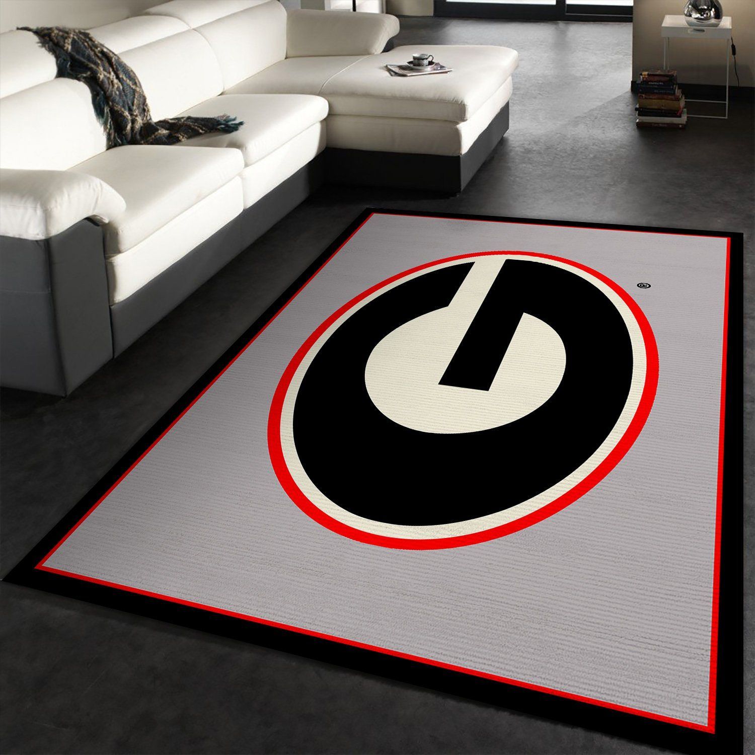 Georgia Bulldogs Area Rug Football Floor Decor 1912072 Oriental Rug