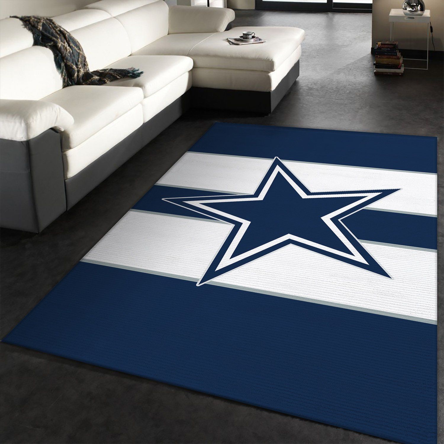 Dallas Cowboys Fluffy Carpets Living Room Antikid Area Rugs Bedroom Floor Mats