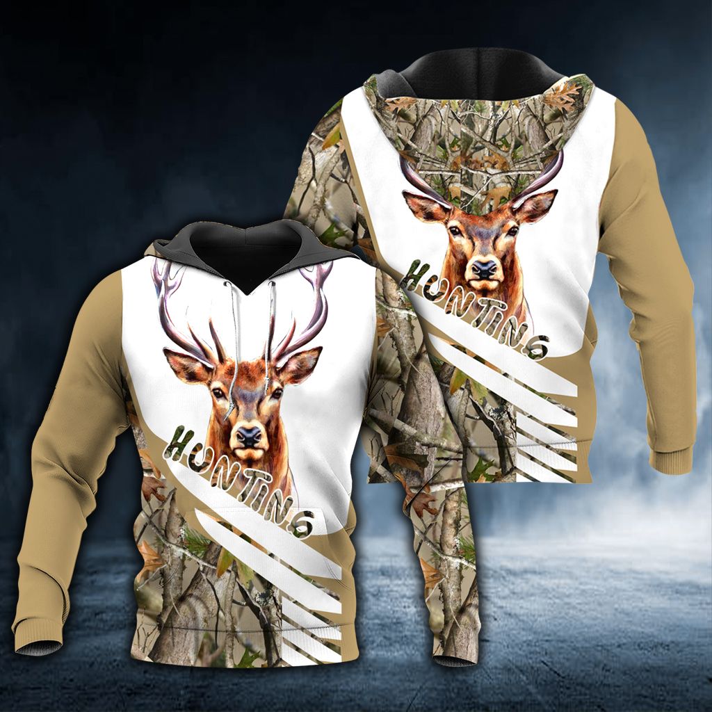 Deer Hunting Camouflage 3D All Over Printed Shirts