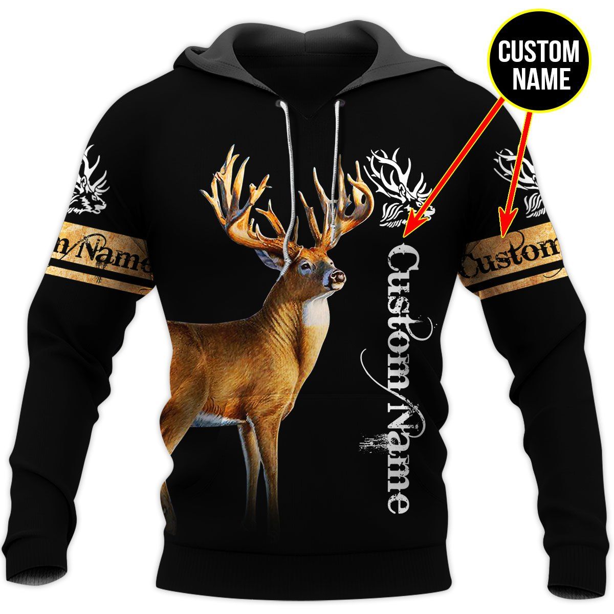 Hunting DN004 Personalized Name 3D All Over Printed Shirts