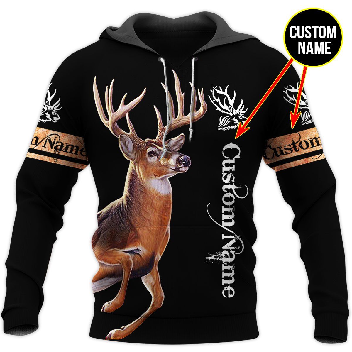 Hunting DN007 Personalized Name 3D All Over Printed Shirts