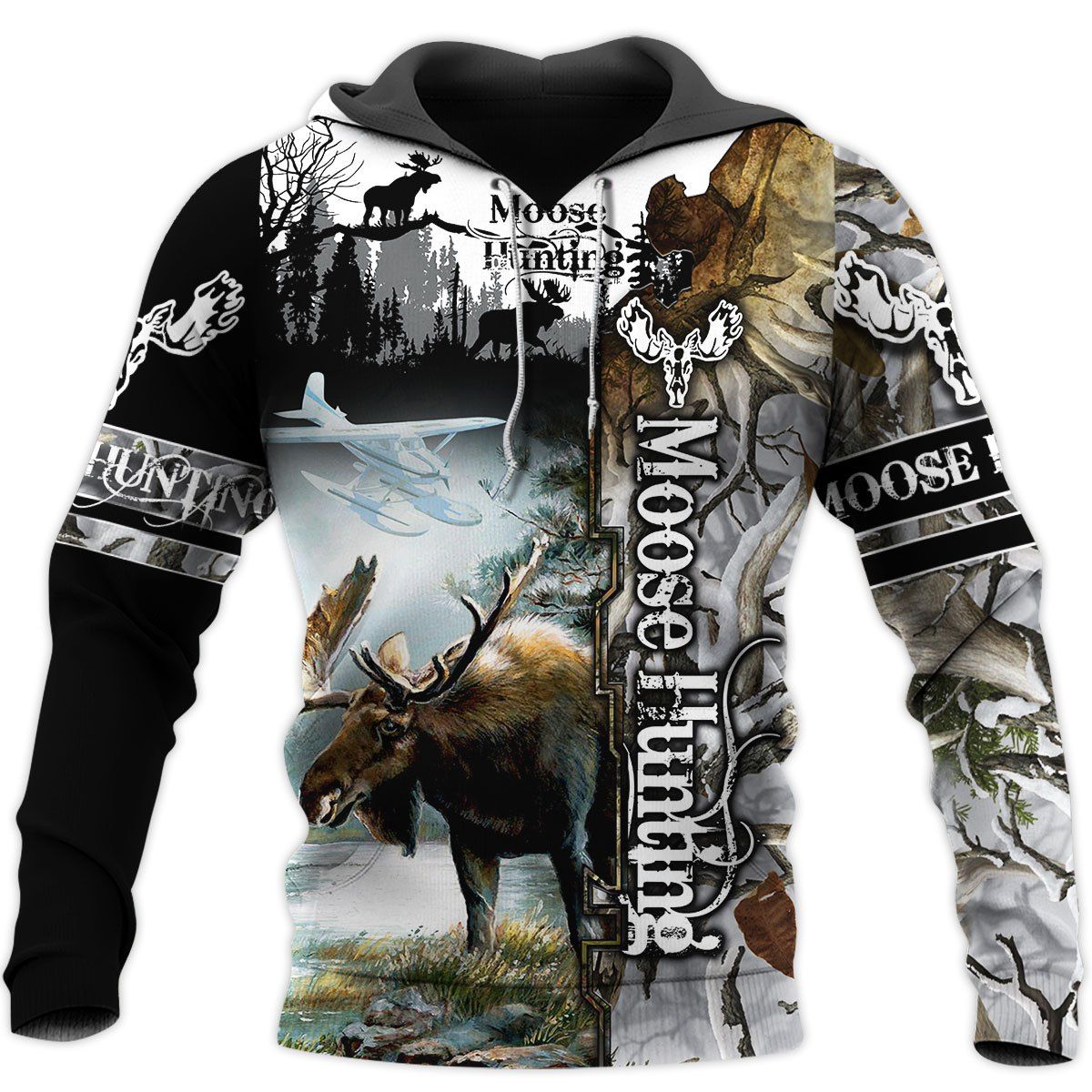 Cool Moose Hunting DN004 3D All Over Printed Shirts