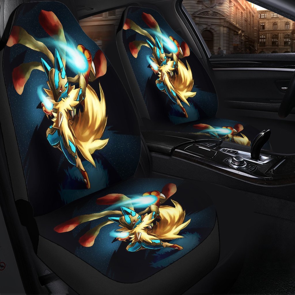 Mega Lucario Pokemon Seat Cover