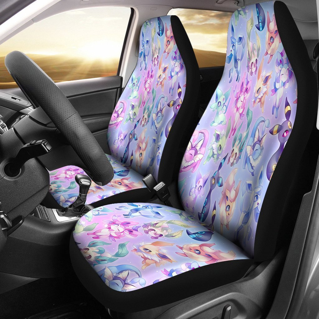 Eeve Elution Pokemon Car Seat Cover