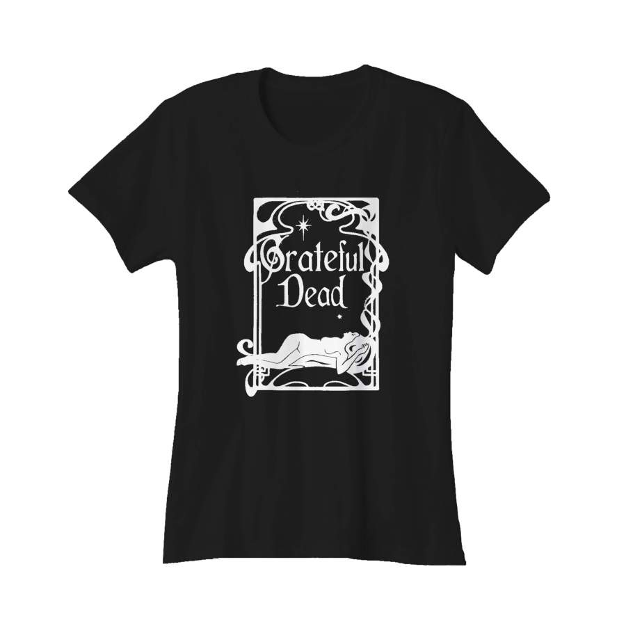 Grateful Dead Graphic Art Nouveau Design Jerry Garcia Women’s T-Shirt