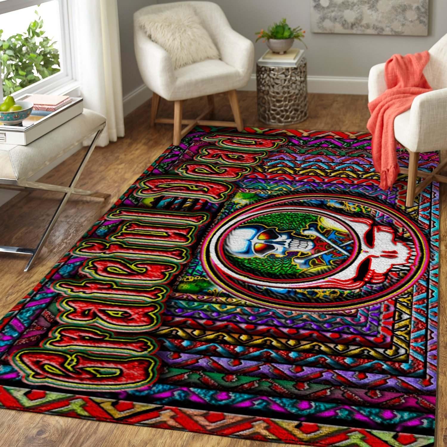 Music Fans Grateful Dead Area Rug