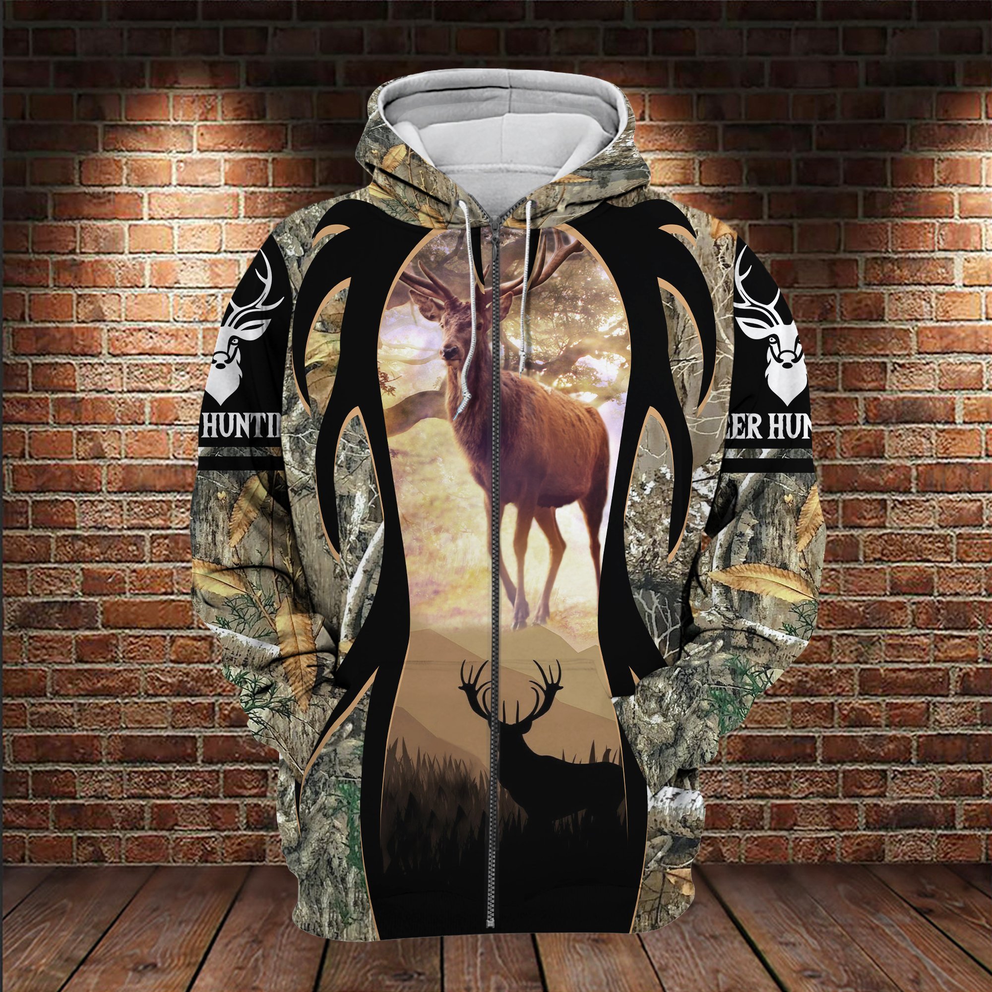 Deer Hunting Camo Pattern 3D All Over