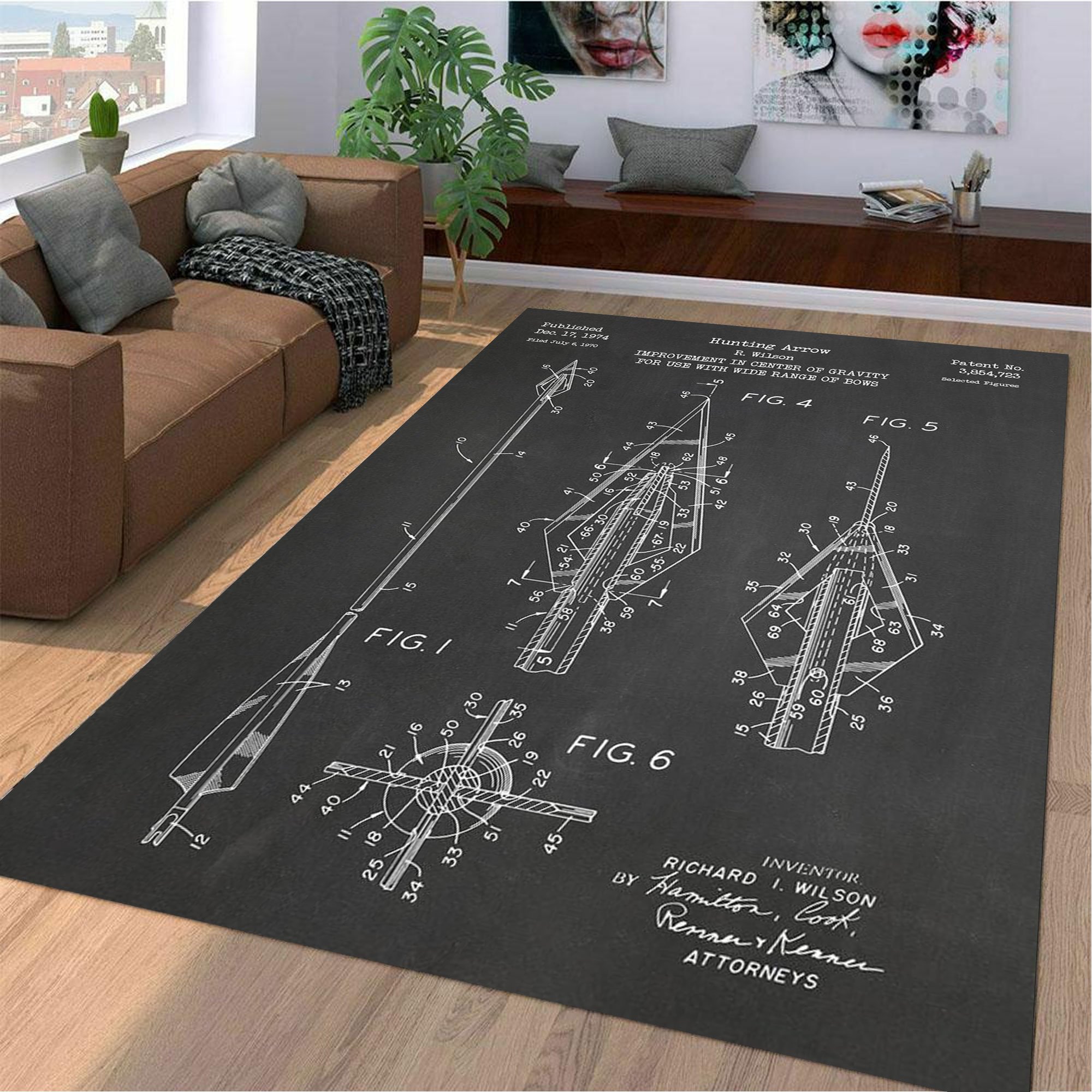 Hunting Arrow Area Rug