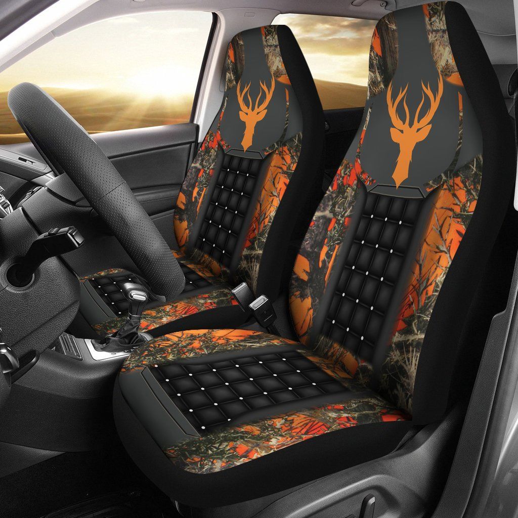13TNNHT-DEER CAMO HUNTING CAR SEAT COVERS