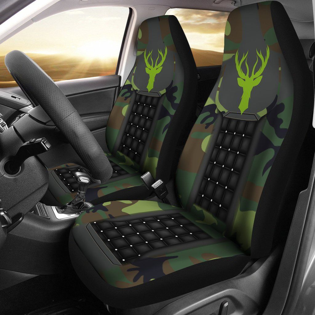12TNNHT-DEER CAMO HUNTING CAR SEAT COVERS