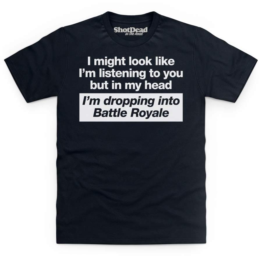 Inspired by Fortnite – In My Head Battle Royale Unisex 3D All-over Print Tshirt