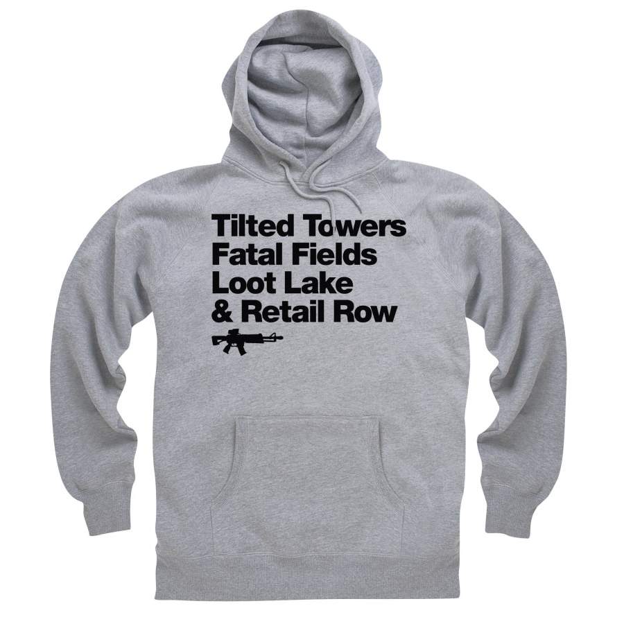 Inspired By Fortnite – Battle Royale Place Names Unisex 3D All-Over Print Hoodie