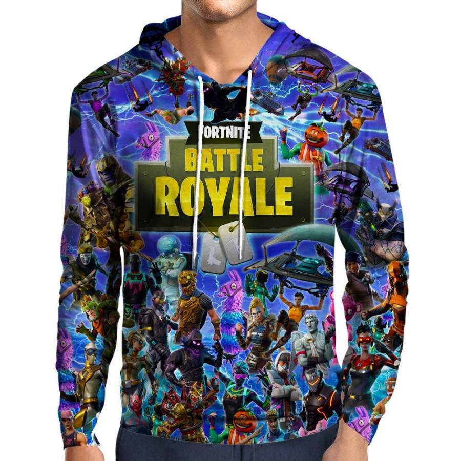 Fortnite Battle Royale Men/Women All-Over Print 3D Hoodie