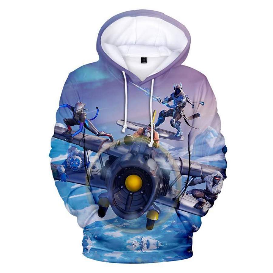 Fortnite Clothes Season 7 Unisex 3D All-Over Print Hoodie