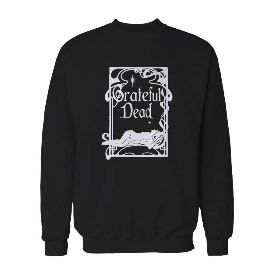 Grateful Dead Graphic Art Nouveau Design Jerry Garcia Sweatshirt