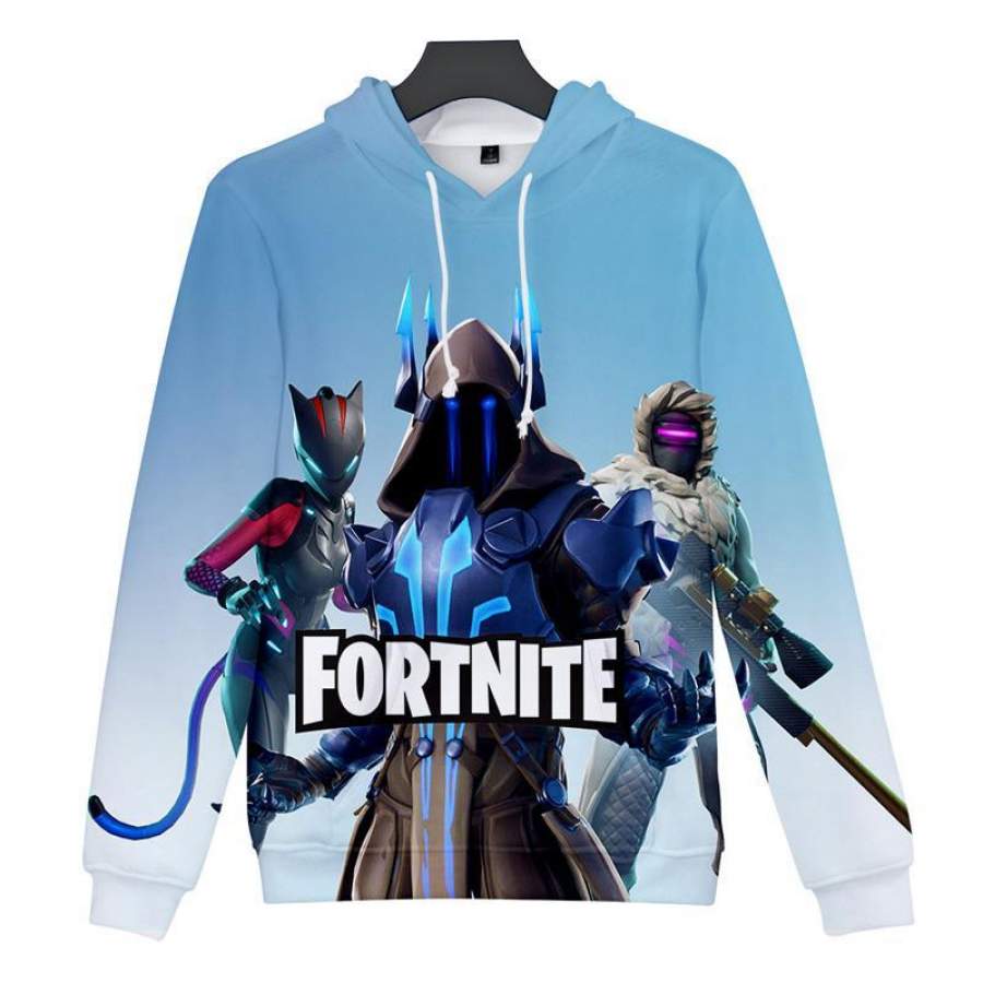 Long Sleeve Spring Fortnite Season 7 Unisex 3D All-Over Print Hoodie