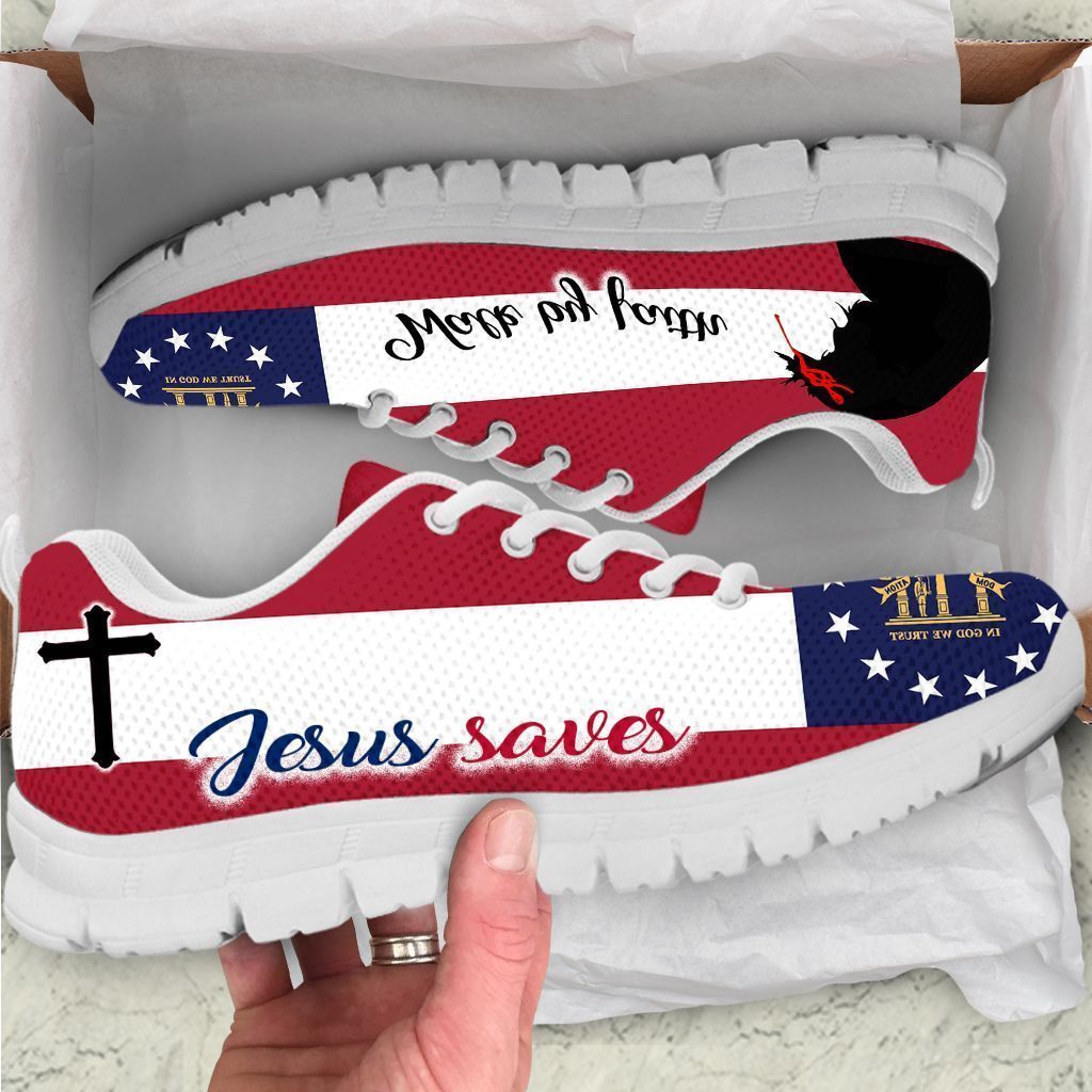 Georgia Jesus Walk By Faith Women Sneakers Shoes