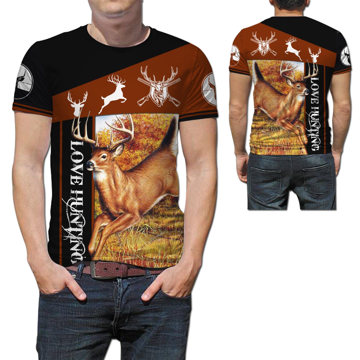 Love Hunting T-shirt For Deer Hunters In Daily Life