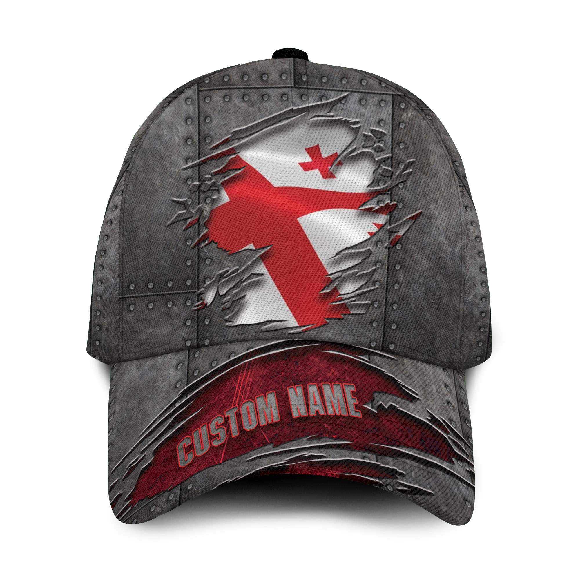 Georgia Flag Custom Name 3D Classic Cap For Georgia Lovers