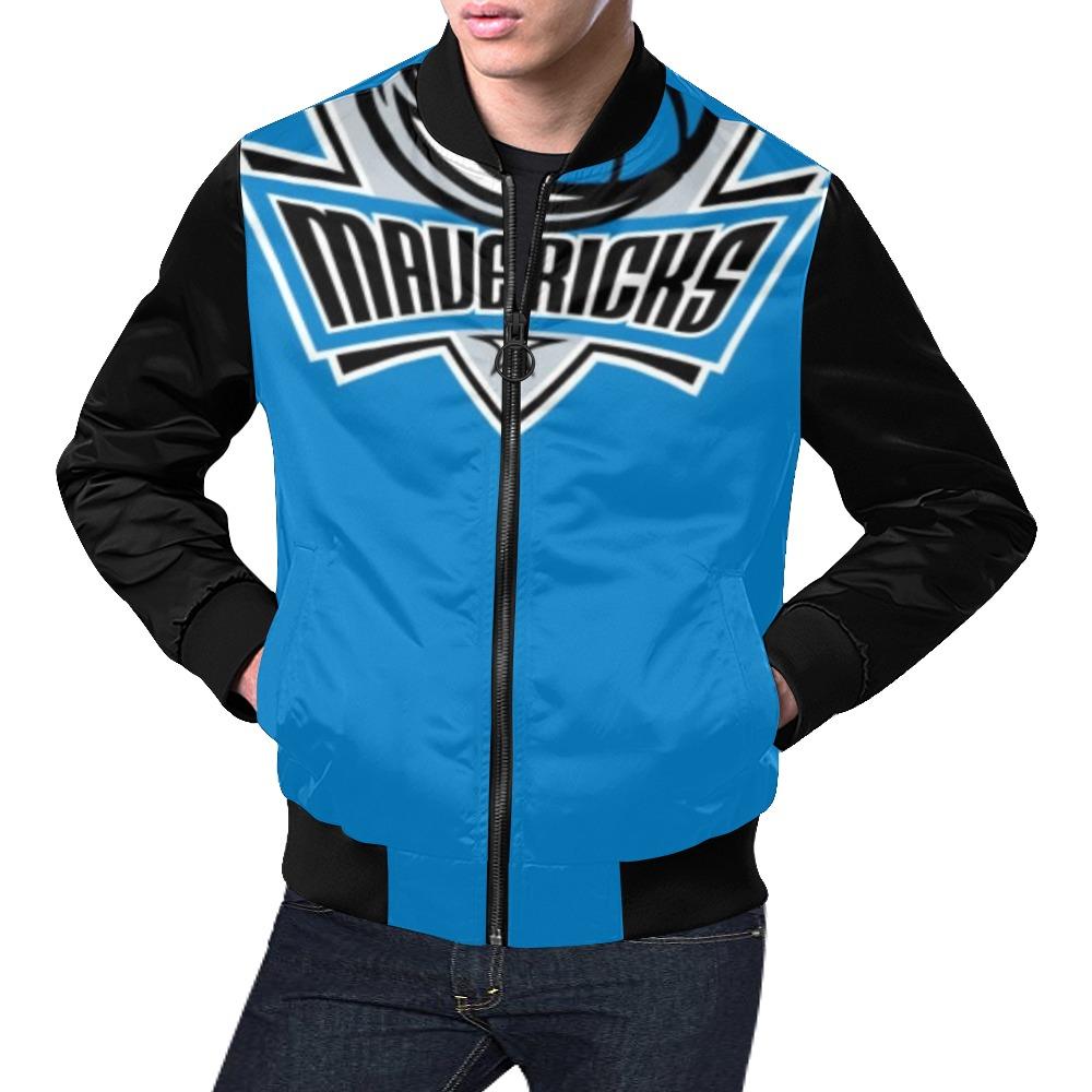 Dallas Mavericks All Over Print Bomber Jacket For Men