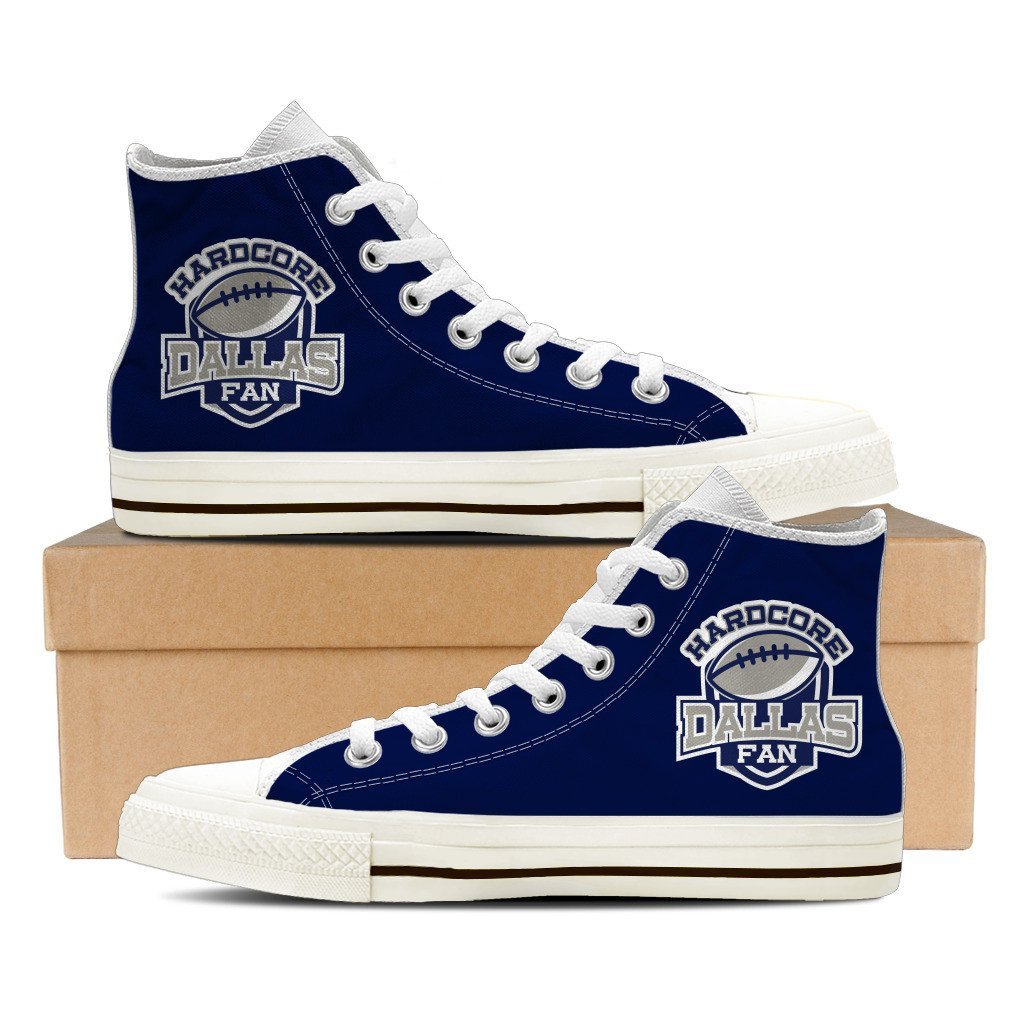 Hardcore Dallas Fan High Top Shoes