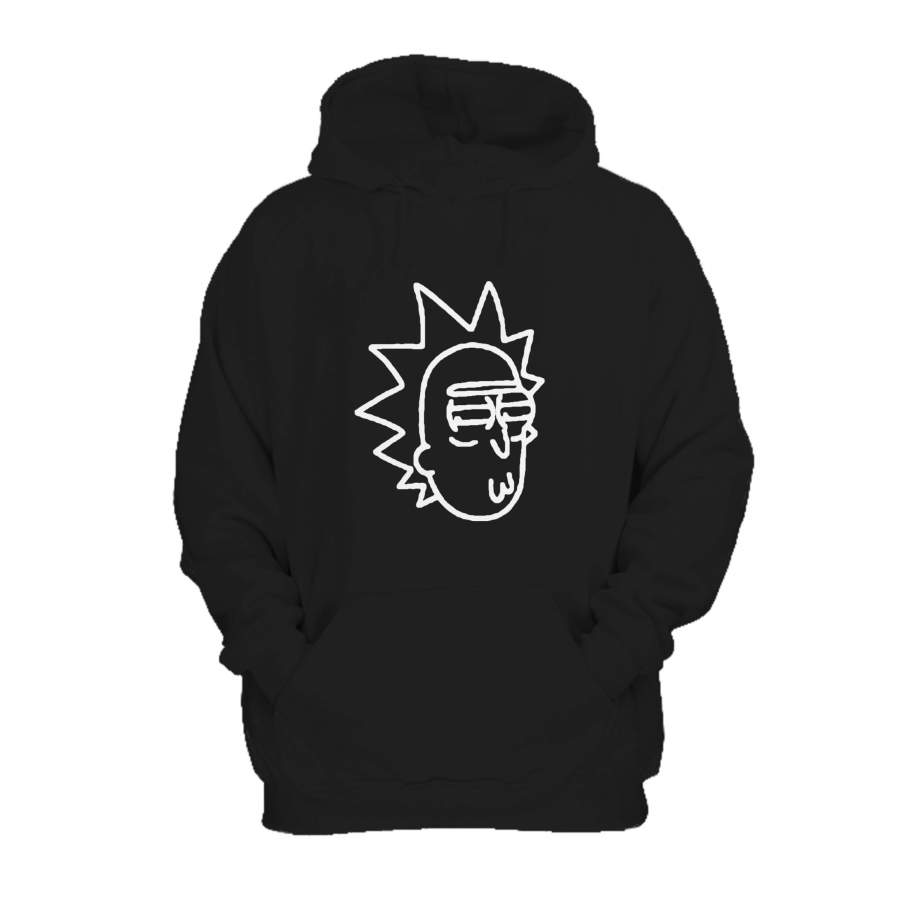 Rick Sanchez Rick And Morty Justin Roiland Mr Poopy Butthole Drunk Drool Pocket Hoodie