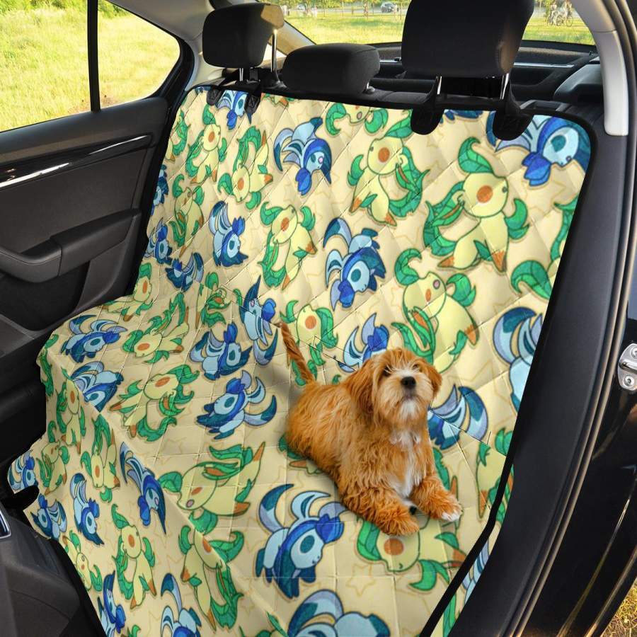 Glaceon And Leafeon Pokemon Pet Seat Cover