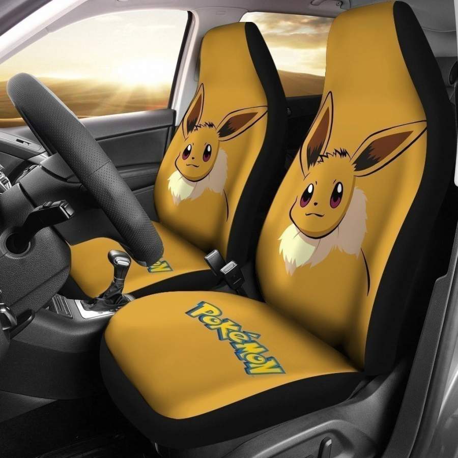 Eevee Pokemon Car Seat Covers