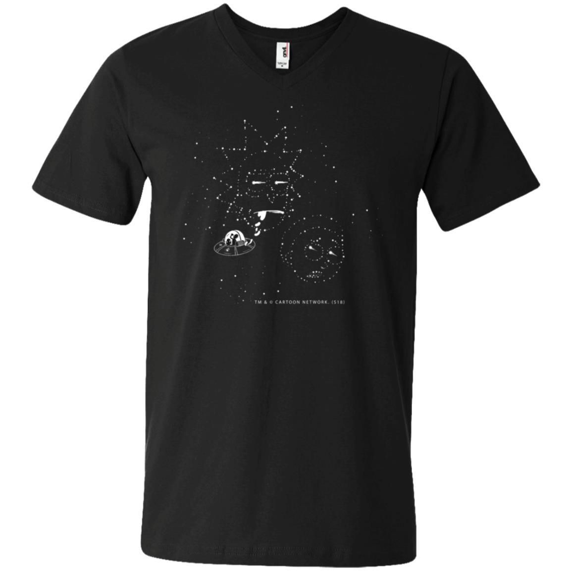 Rick And Morty Stars In The Sky Mug Men V-Neck T-Shirt