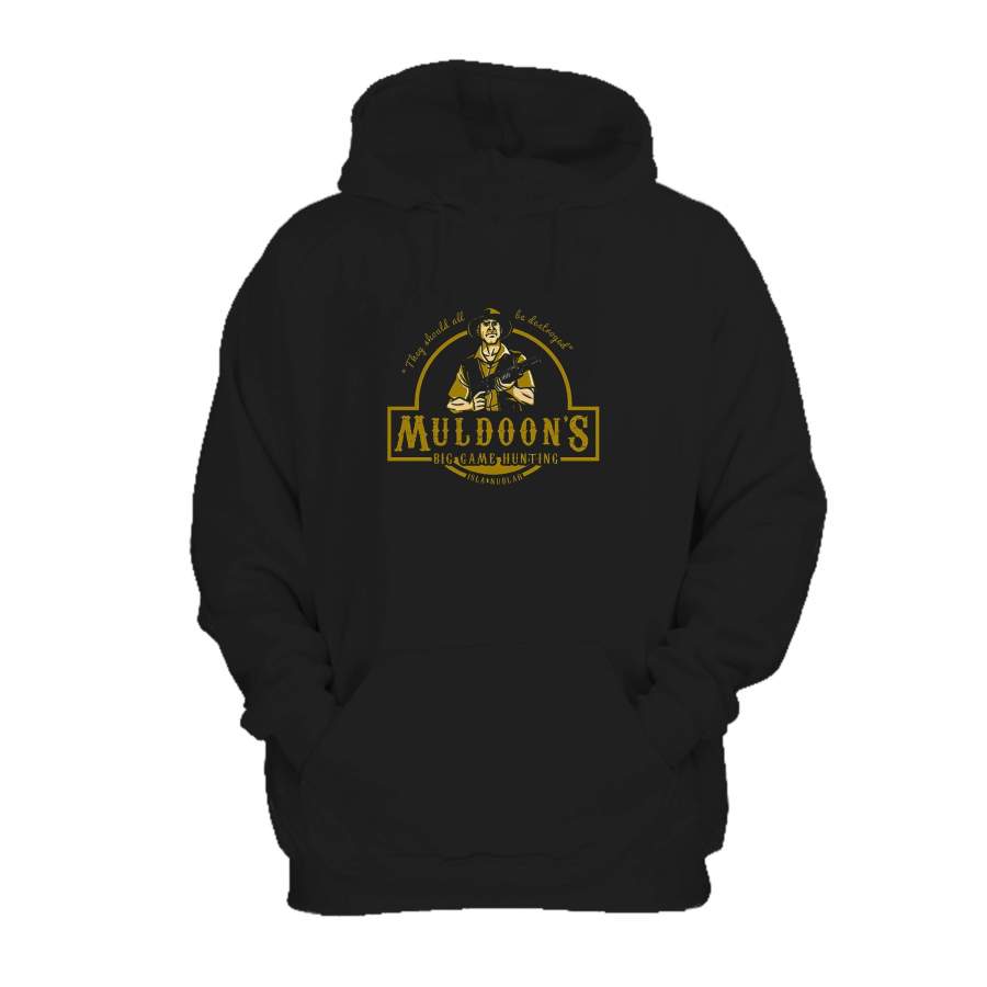 Jurassic Park Robert Muldoons Big Game Hunting Hoodie