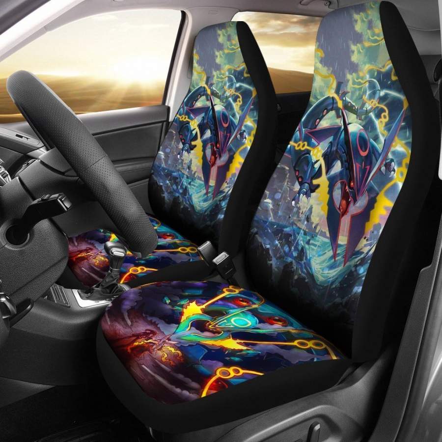 Mega Charizard Dragon Pokemon Movie Car Seat Covers